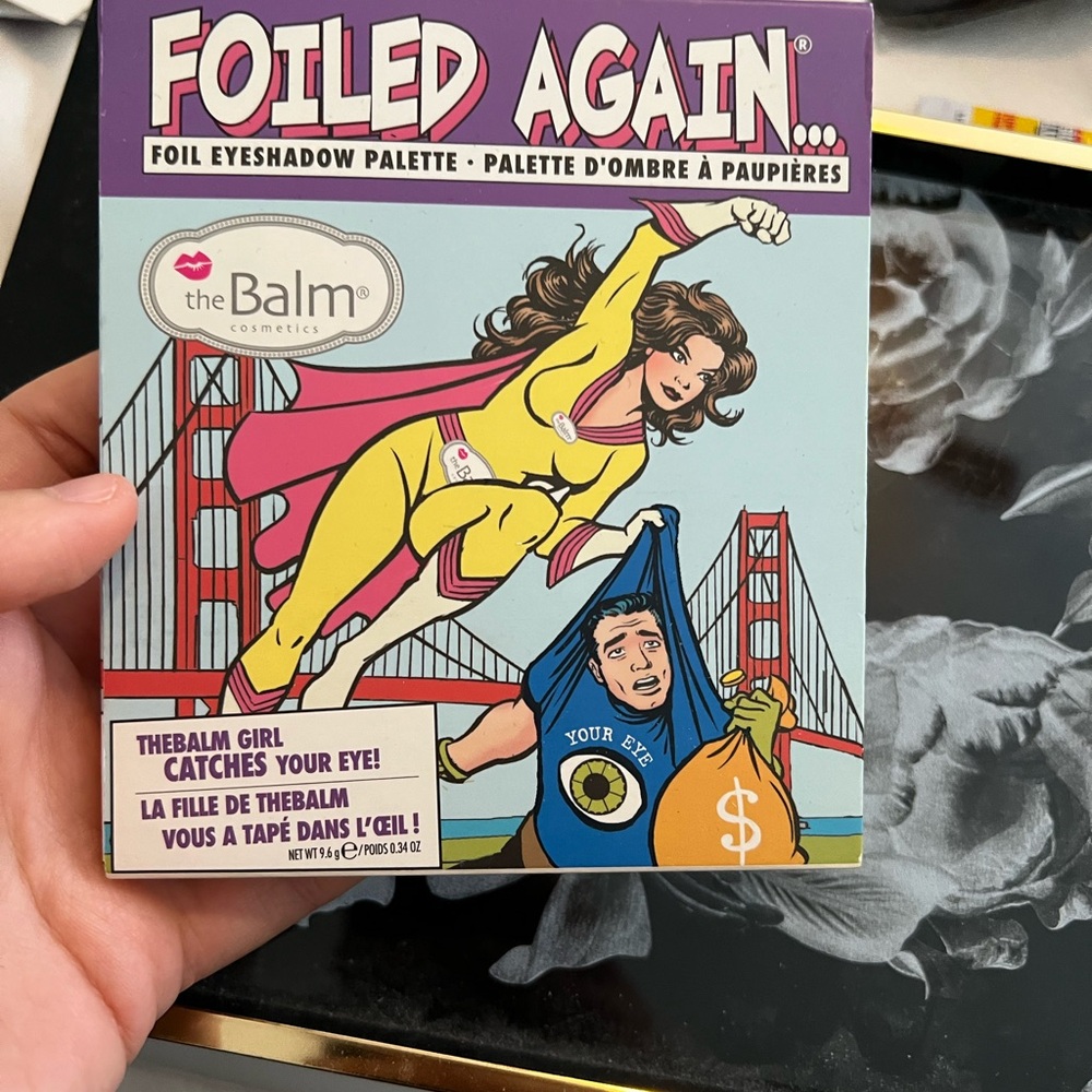 The balm eyeshadow palette foiled again